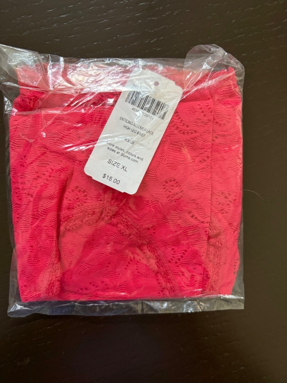 2 Soma Enticing All-Over Lace panties, XL, NWT - Picture 4 of 6